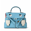 Hermès Kelly 20 Doll Picto Celeste Epsom Leather Palladium Hardware