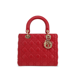 Christian  Lady Dior Red 24cm