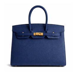 Hermes Birkin 30 Bleu Saphir Epsom Gold Hardware