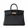 Hermès Birkin Touch 30 Bag Niloticus Togo Black Gold Hardware