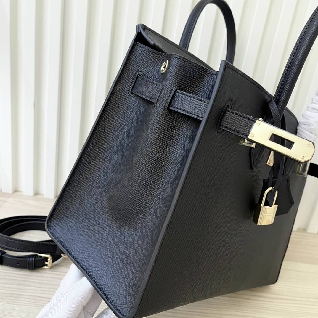 H Handbags Birkin 30 Bleu Nuit Togo Gold Hardware - Image 5