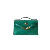 H Handbags Kelly Pochette Vert Vertigo Swift Gold Hardware