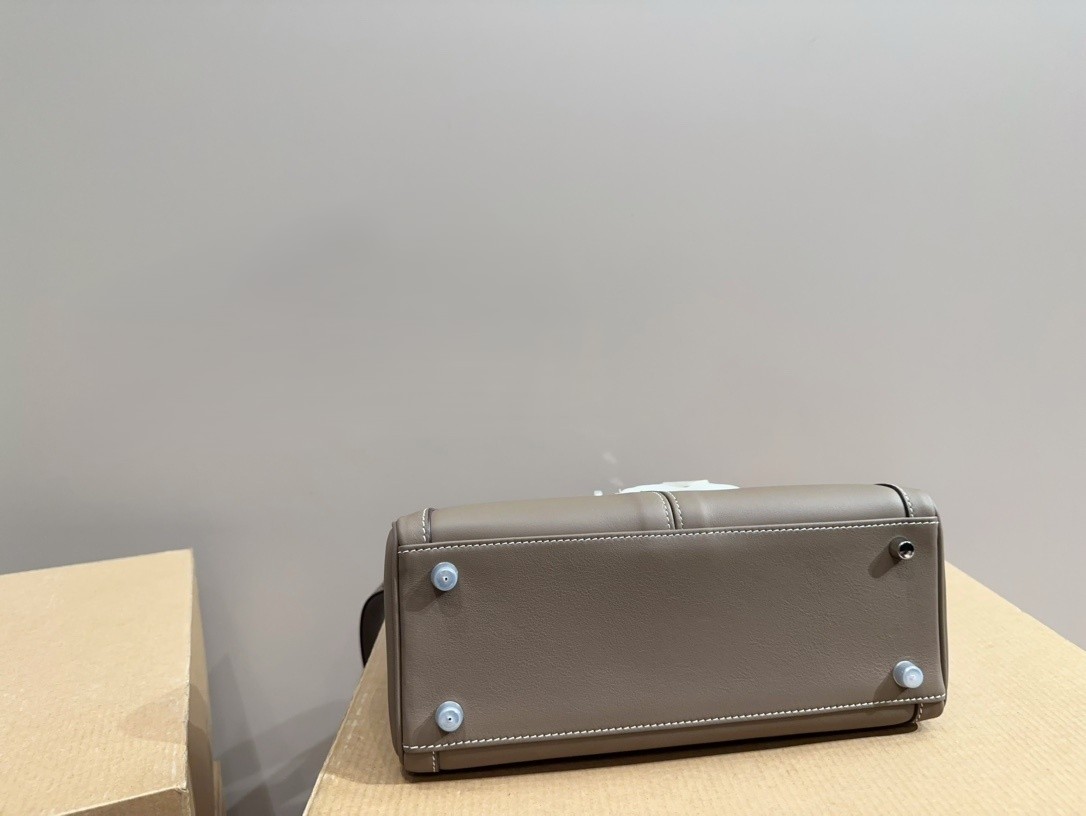 Hermes Kelly 28 Lakis Swift Pewter Gray - Image 5