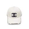 Chanel Cotton Baseball Cap White