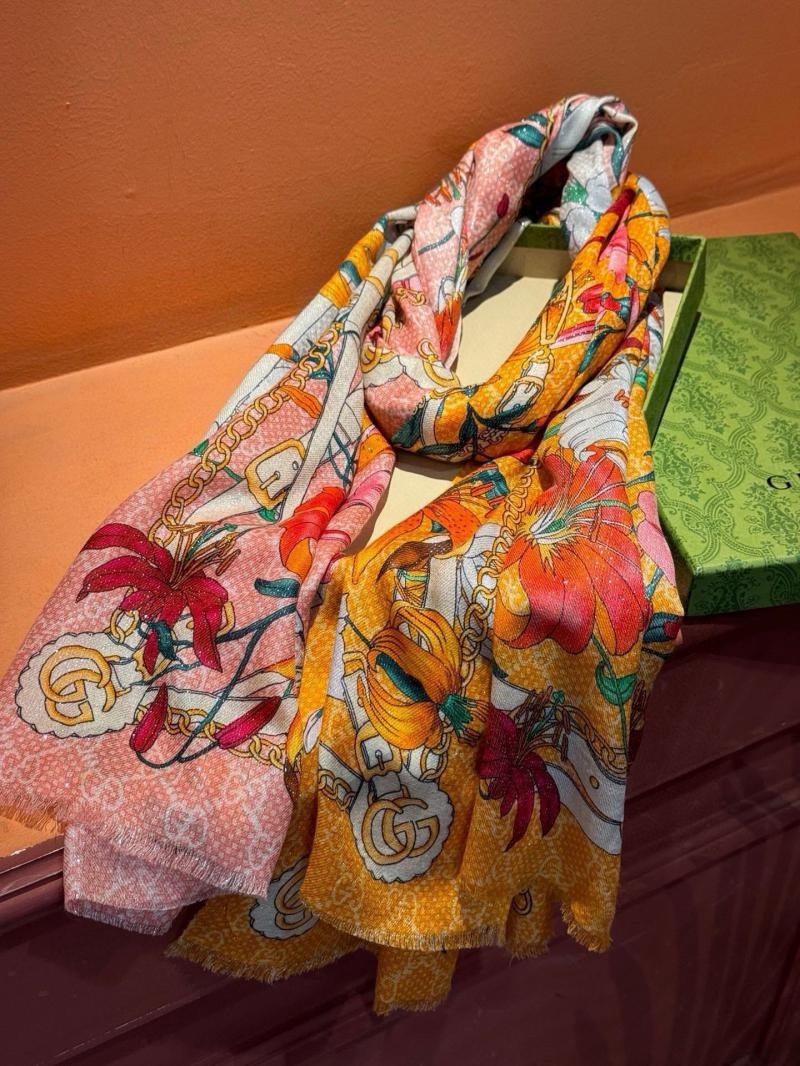 Gucci Silk Blend Scarf - Image 5