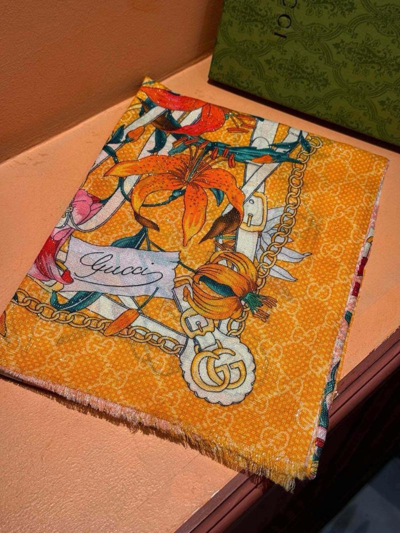 Gucci Silk Blend Scarf - Image 3