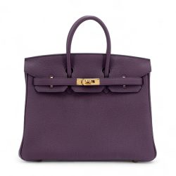 Hermes Birkin 30 Raisin Togo Gold Hardware