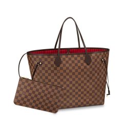 Louis Vuitton Damier Ebene Neverfull Gm 39Cm Red N41357